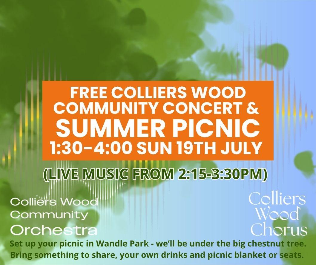Community picnic with the orchestra